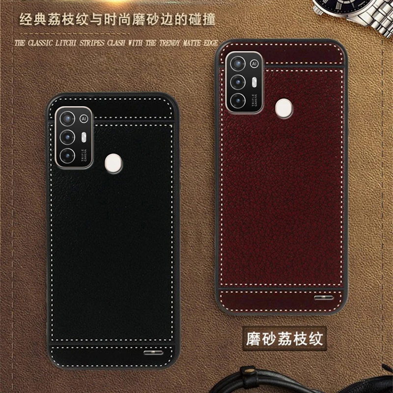 

ZTE Blade A52 / A51 / V10 Vita / V10 / A71 / A7P / A31 Plus / A31 / L9 / A7S 2020 / 20 Smart Case Soft TPU Black brown ZTE Cover