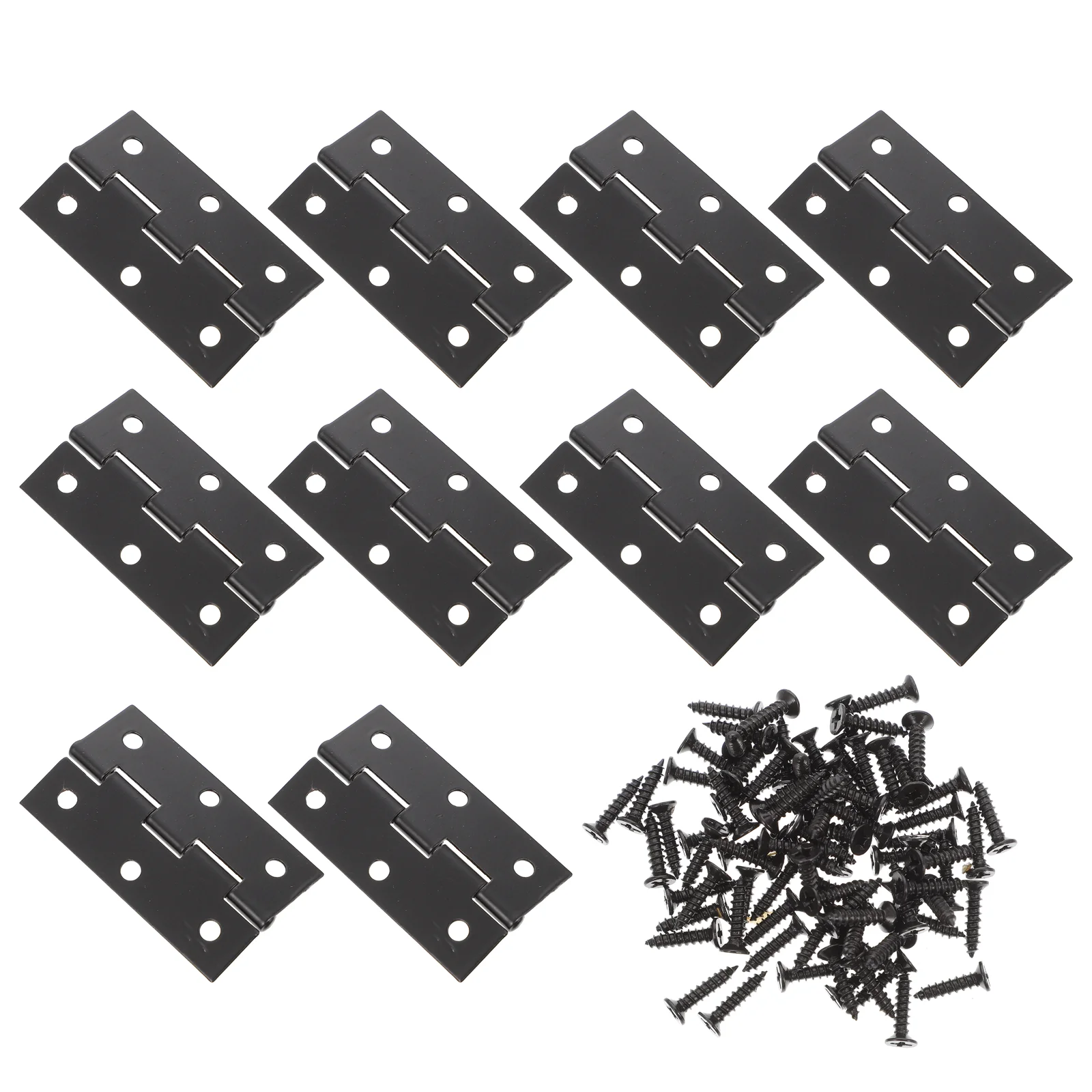 

10pcs Iron Gift Box Hinge Sturdy Prime Premium Durable Parts Accessories Hinge for Cupboard Furniture
