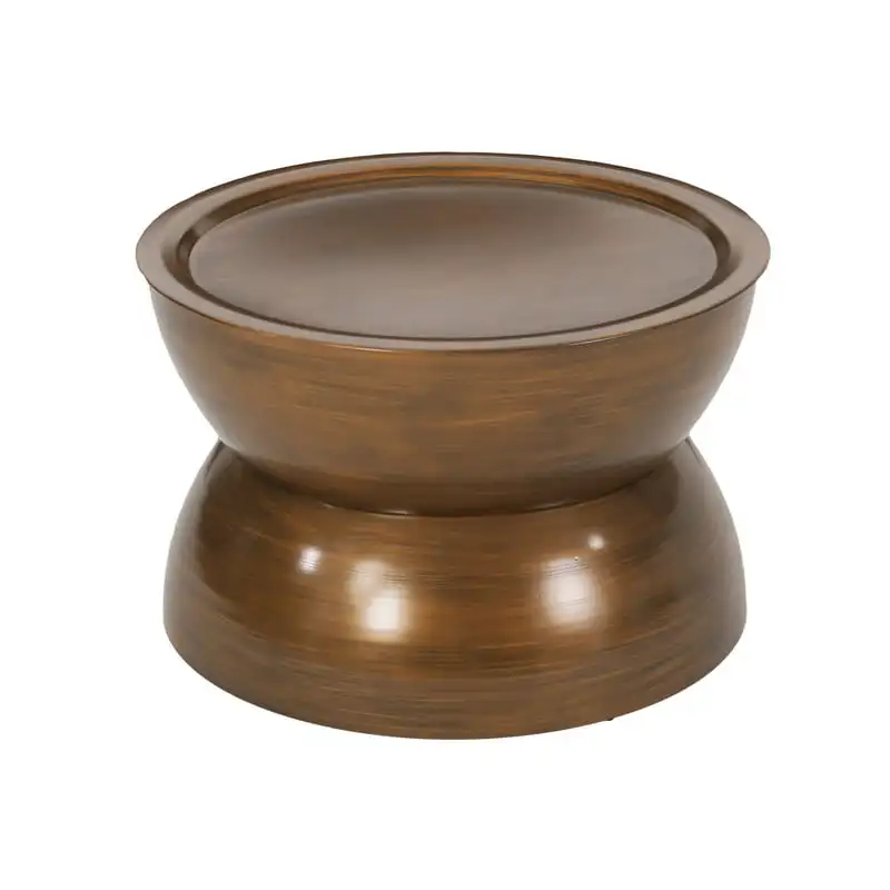 

Metal Coffee Table, Brushed Antique Bronze End table for bedroom Mesas Small end table Table top Tea table Small coffee table