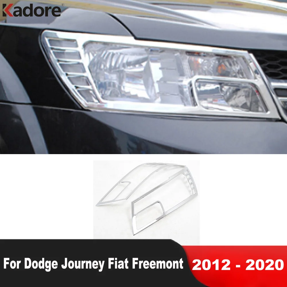 

Накладка на переднюю фару для Dodge Journey JC Fiat Freemont 2012-2016 2017 2018 2019 2020 хромированная накладка на автомобильную фару