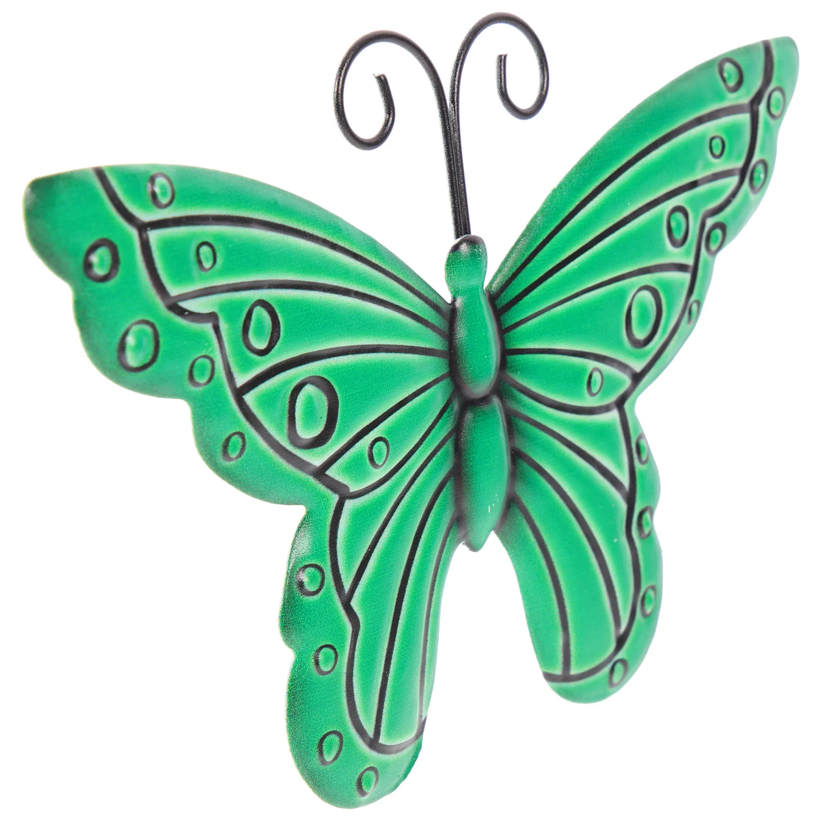 

Wall Butterflies Decor Iron Metal Sculpturehanging Garden Ornament Animal Wrought Inspirational Figure Outdoor Decorations