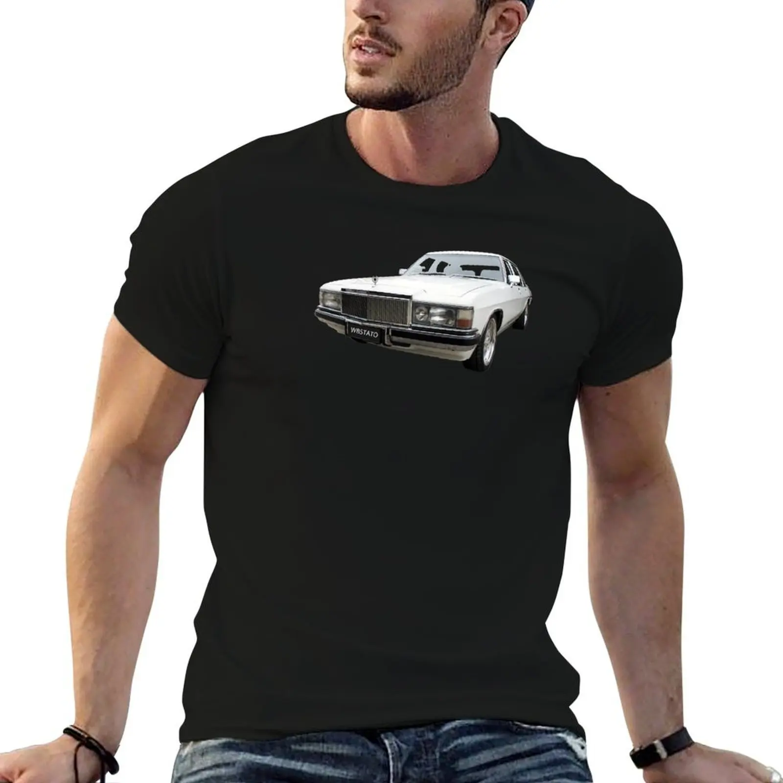 Фото Футболка WB Holden Statesman, мужские футболки с забавным графическим принтом, мужские футболки G-man, мужская футболка №1
