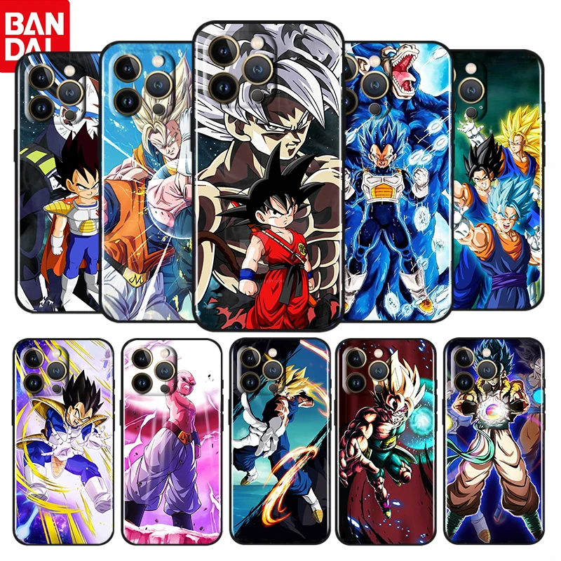 

Anime Boys Dragon Ball For Apple iPhone 13 12 11 Pro Max Mini XS Max X XR 6 7 8 Plus 5S SE2020 Soft Black Phone Case