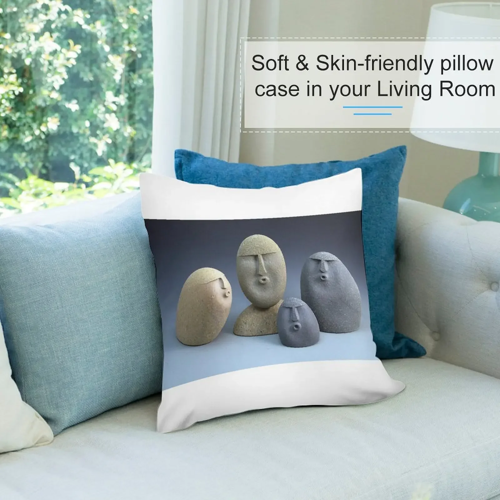 Подушка Oof Stones наволочка для дивана подушки чехол диванной подушка