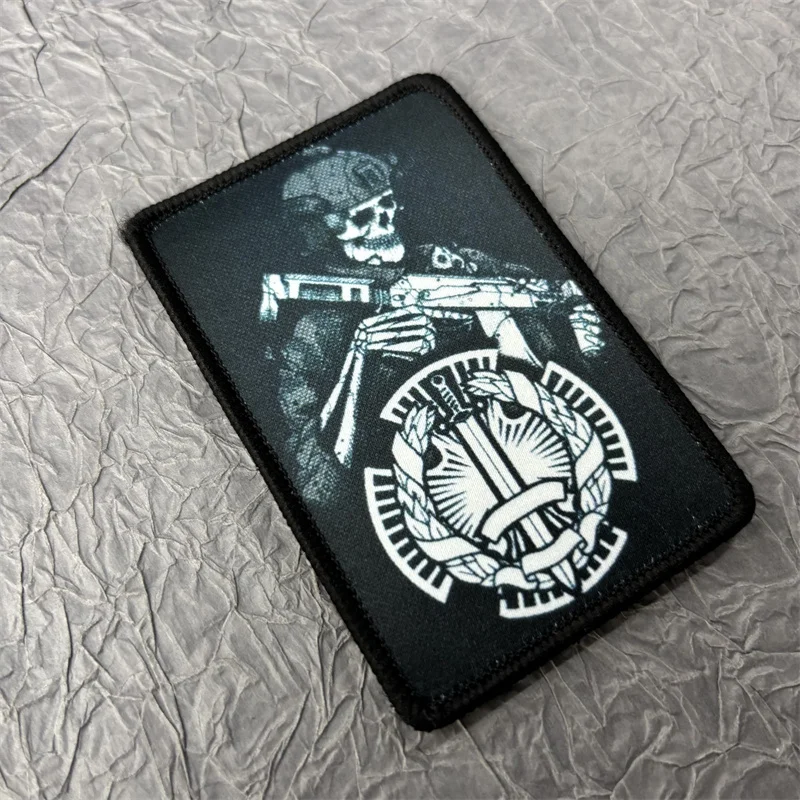 Тактические значки морального моря Thunder нашивка с черепом на одежде нарукавная