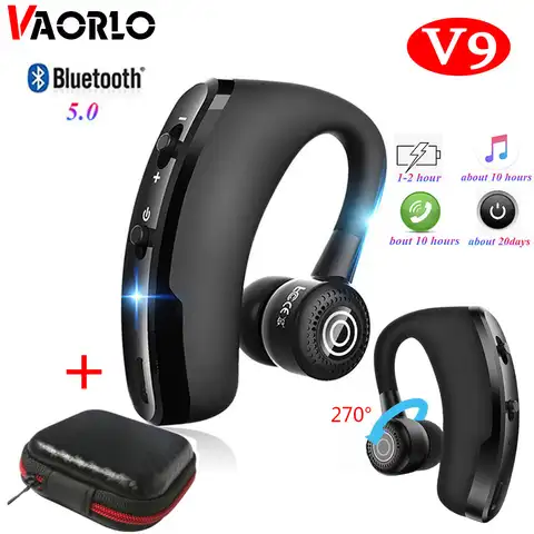 Bluetooth-наушники VAORLO V9 с микрофоном и поддержкой Bluetooth