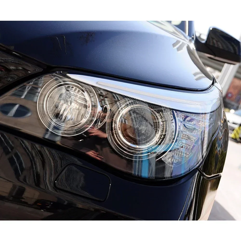 Фото Для BMW 5 серии E60/E61 2004-2010, крышка передней фары, прозрачное стекло фары, высококачественный корпус фары, высокое качество №3
