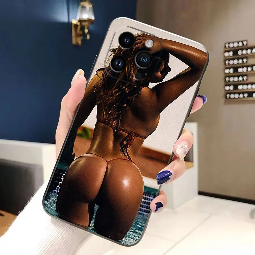 Пляжный чехол для телефона с изображением бикини Сексуальная задница iphone Apple 15 14