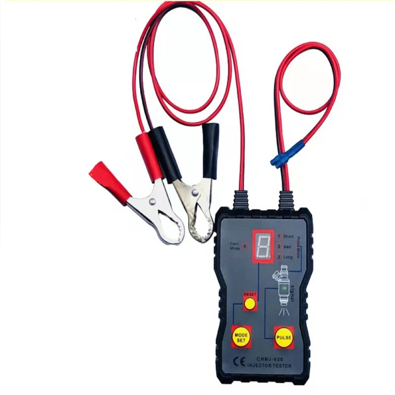 

12V Fuel Injector Tester 4 Plus Modes Powerful Fuel System Scan Tool Test Stuck Adapter DIY Cleaning Tool Kit Set
