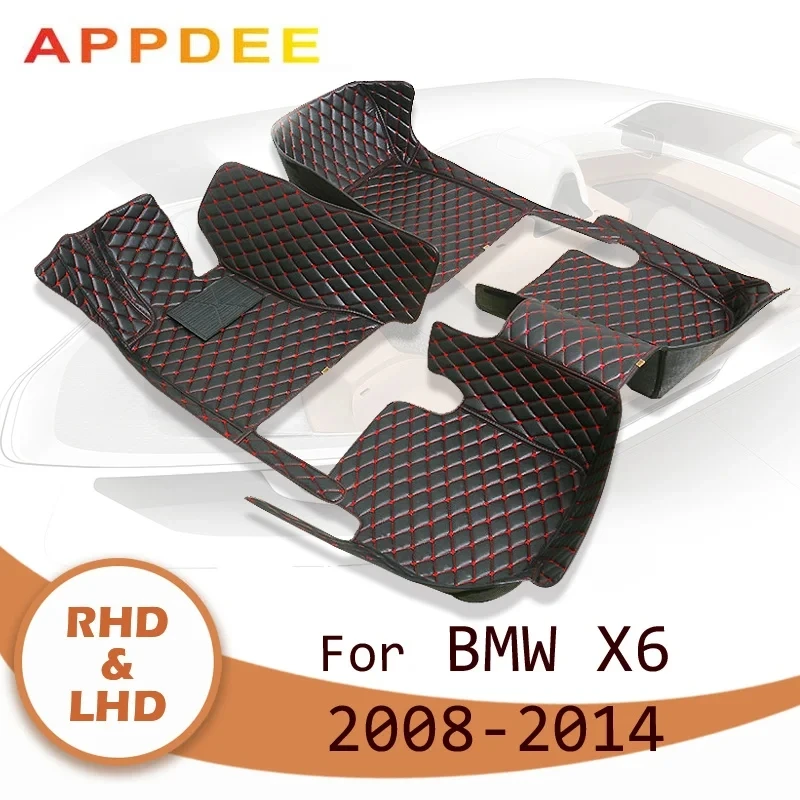 

APPDEE Car floor mats for BMW X6 E71 2008 2009 2010 2012 2013 2014 Custom auto foot Pads automobile carpet cover