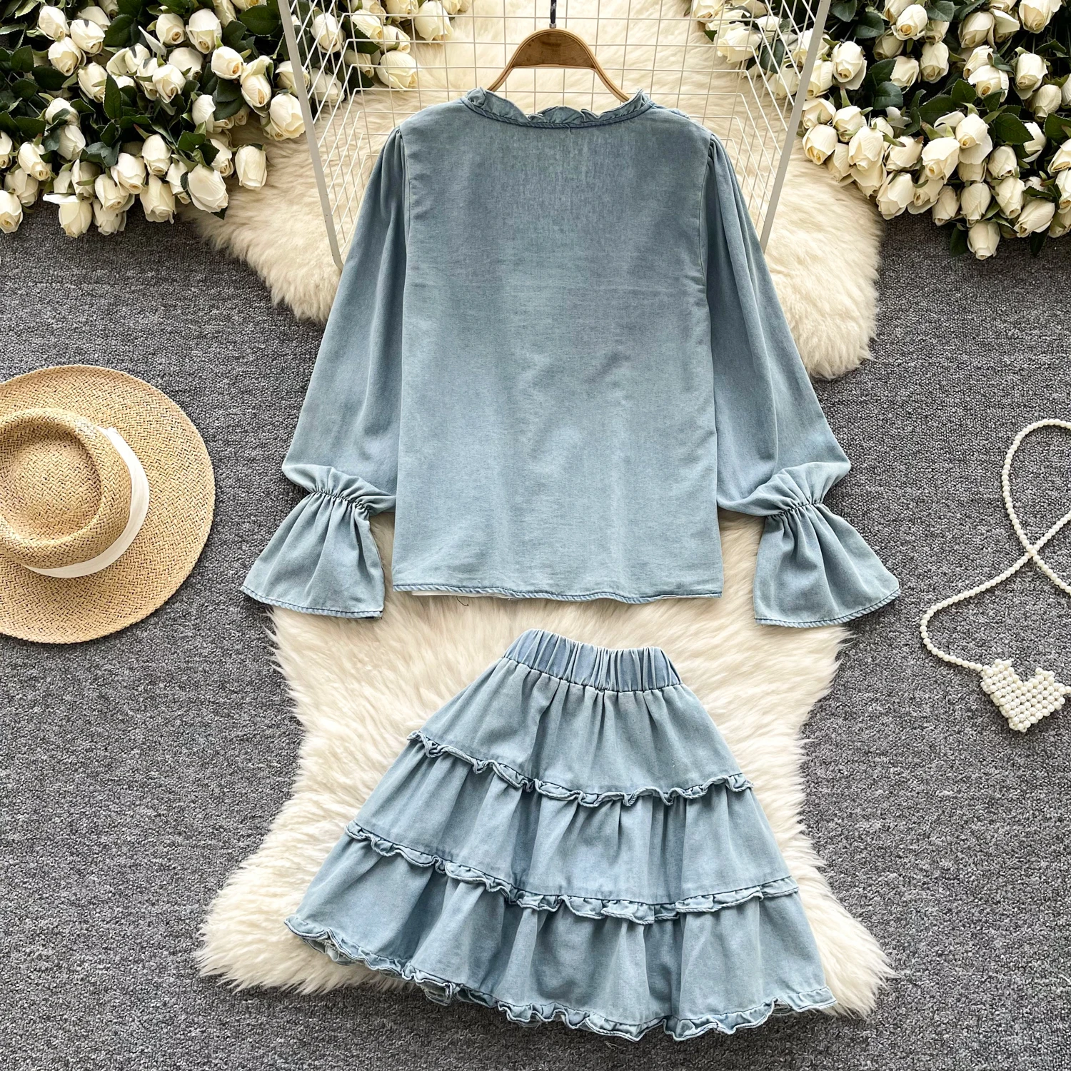 Женские джинсовые костюмы Amolapha