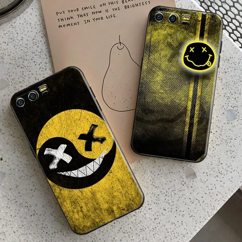 

Cartoon Smiley Face Phone Case For Honor 9 8A 9 9Lite V9 8C 9A 9X Pro 7A 8S Lite 9S 8Pro 8X 7X 8 Zith Luxury Bumper Accessories