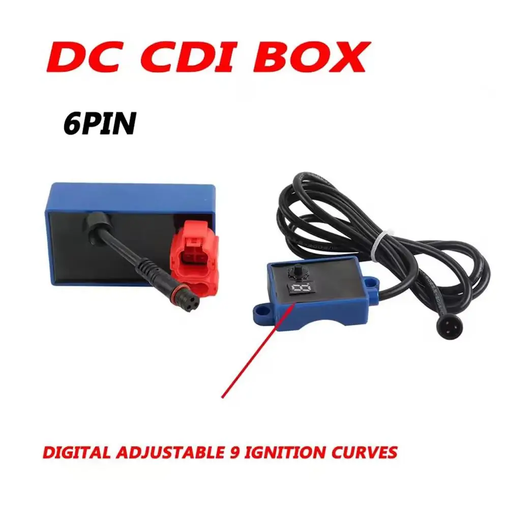 6-контактный D.C CDI Box 12 В регулируемый для GY6 50cc 150cc 250cc скутер мопед ATV велосипед