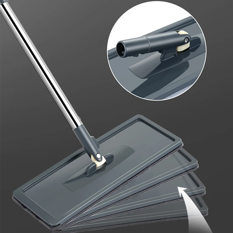 Швабра с ведром швабра отжимом для пола вращающаяся ленивых автоматическая