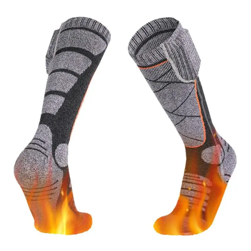 

Heated Socks 3 Modes Adjustable Electric Winter Warm Outdoor Thermal Socks with Heating Panels for Men Women Outdoor Hiking