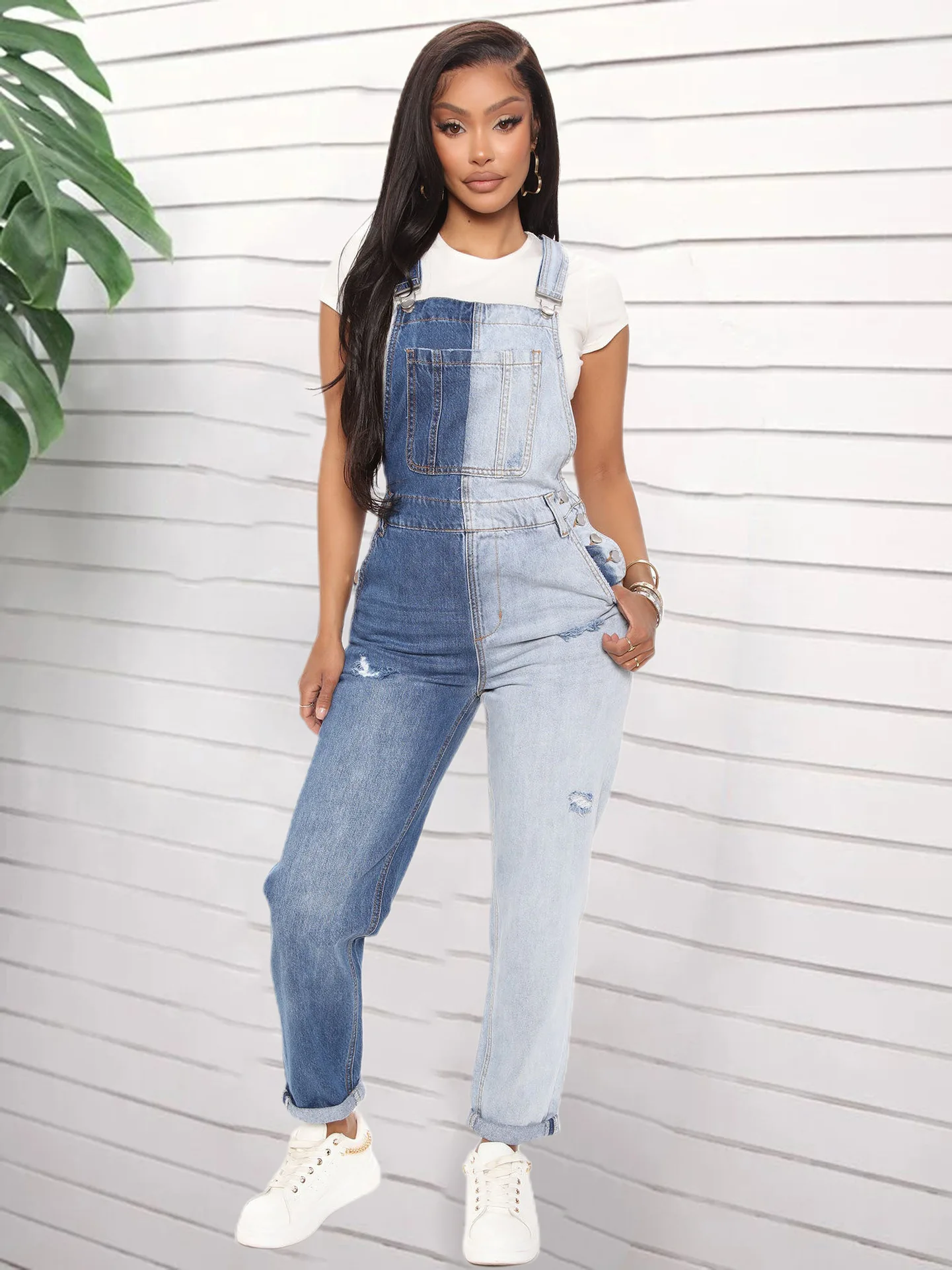 

Summer Sleeveless Lace-up Pockets Rompers 3XL Elegant Playsuit Overalls Casual Women 2022 Fashion Adjusted Straps Denim Jumpsuit