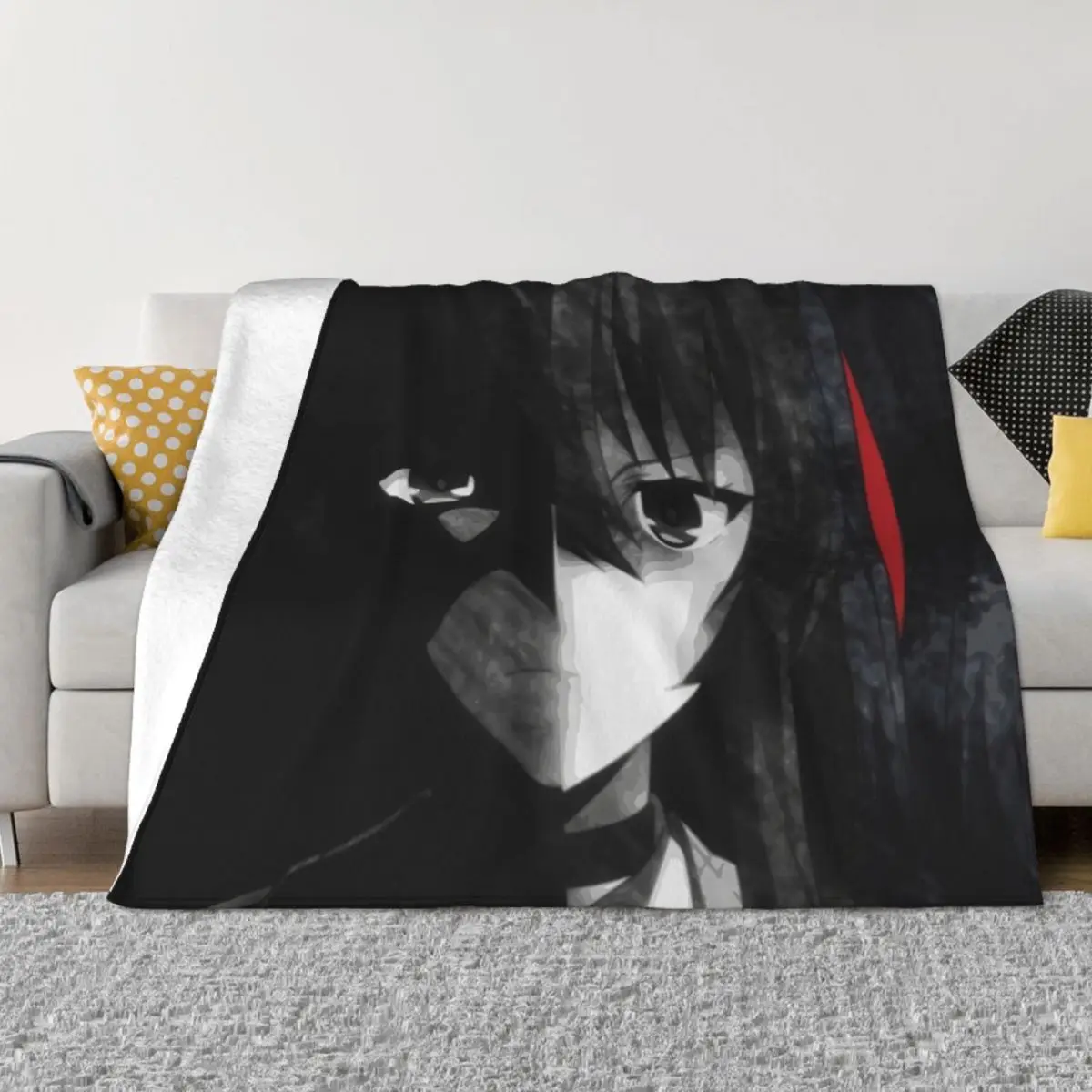 

MDFLT High Quality Anime - Rakudai Kishi No Cavalry Throw Blanket Bedspread on the bed for Bedding Travel Bedding Throws