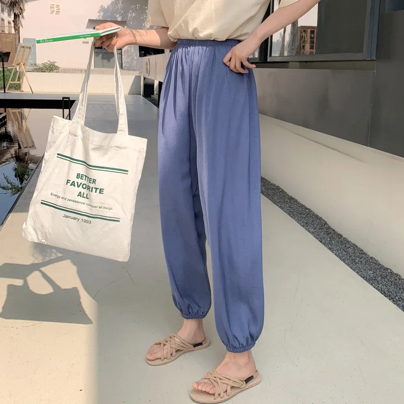 

2022 серые спортивные брюки, Брендовые женские брюки, повседневные брюки, спортивные свободные тонкие брюки для отдыха, спортивная одежда для бега