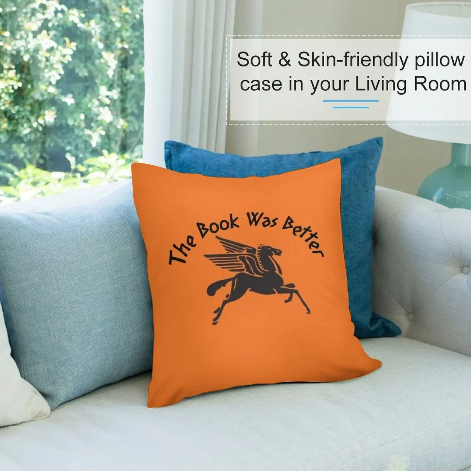 The Book Was Better - Декоративная наволочка Перси Джексона Наволочка Рождественские