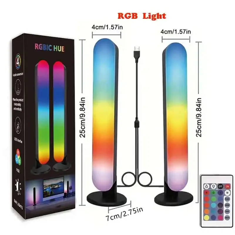 

RGB LED Настольные Лампы для Игровой Комнаты