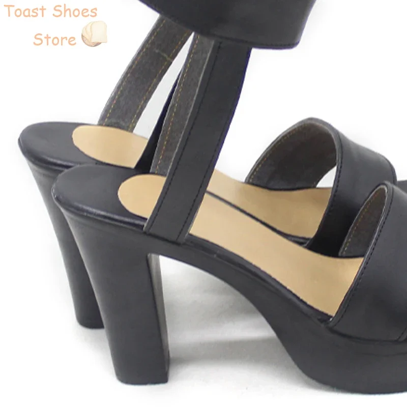 Mashiro Обувь для косплея Vtuber из искусственной кожи Хэллоуин Карнавальные ботинки