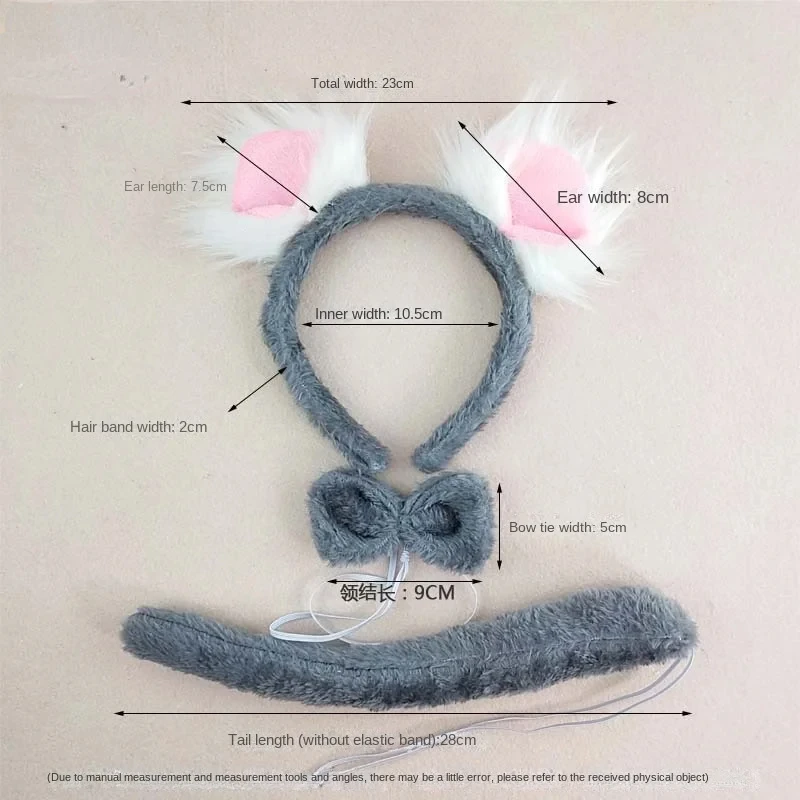 Головной убор Koala для вечеринки на Хэллоуин Рождество повязка голову с ушками