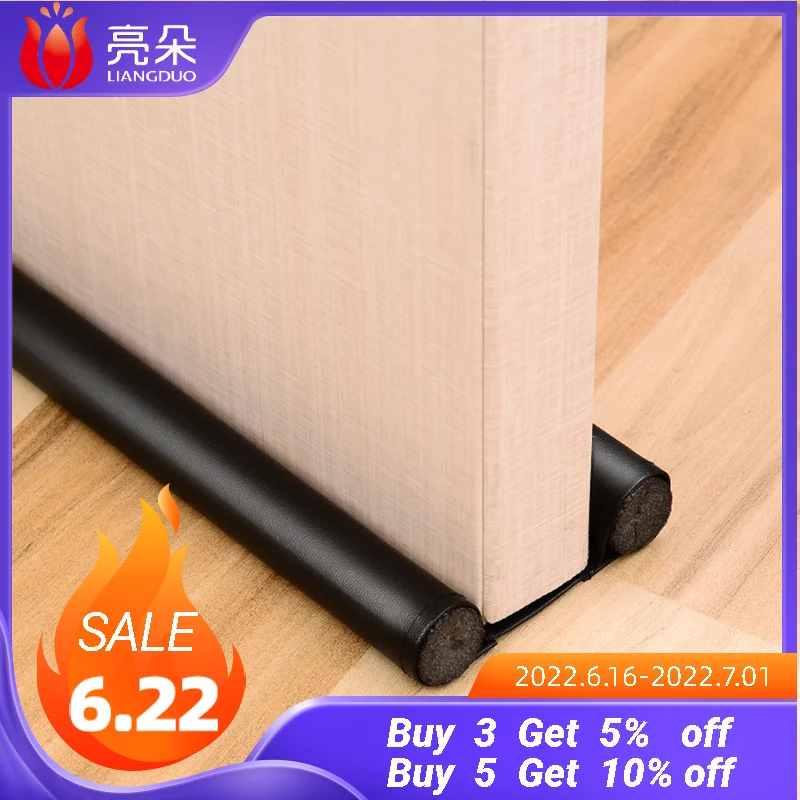 

Складывающаяся под дверцей пробка моющаяся кожаная дверная уплотнительная полоса Звуконепроницаемая и Пыленепроницаемая оконная водонеп...