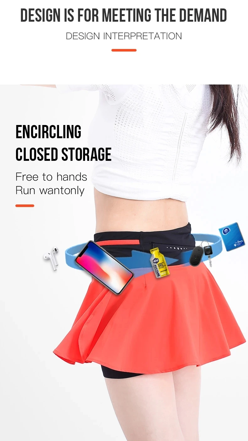 AONIJIE Sports Women's Short Skirt Quick Dry Anti Exposure Yoga Athletic Gym Fitness Running Tennis Skirts High Waist Shorts