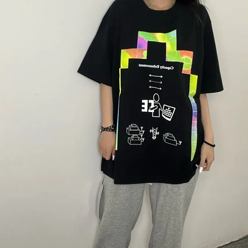 Новинка 2022ss светоотражающая Мужская и женская футболка Cav Empt 1:1