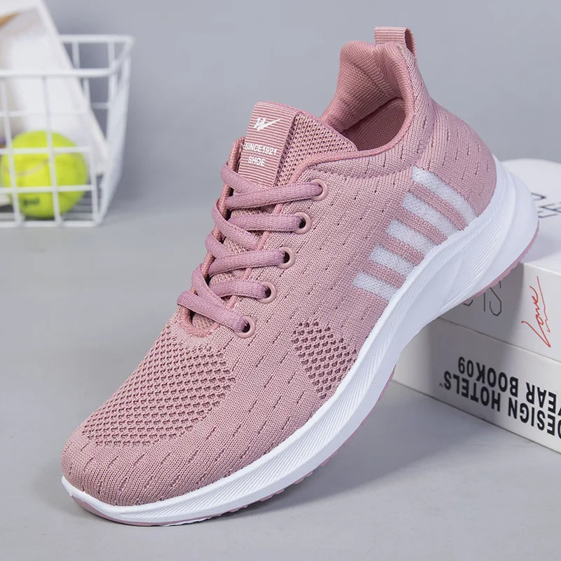 

Shoes Women's Spring New Fashion Casual Shoes Shallow Mouth Running Women's Shoes Mesh Surface Breathable Shoes
