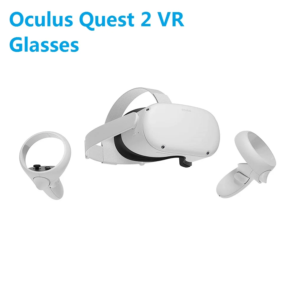 

New Gaming Oculus Quest 2 VR Glasses Advanced All In One Virtual Reality Headset Display Panoramic Somatosensory Game 128 /256GB