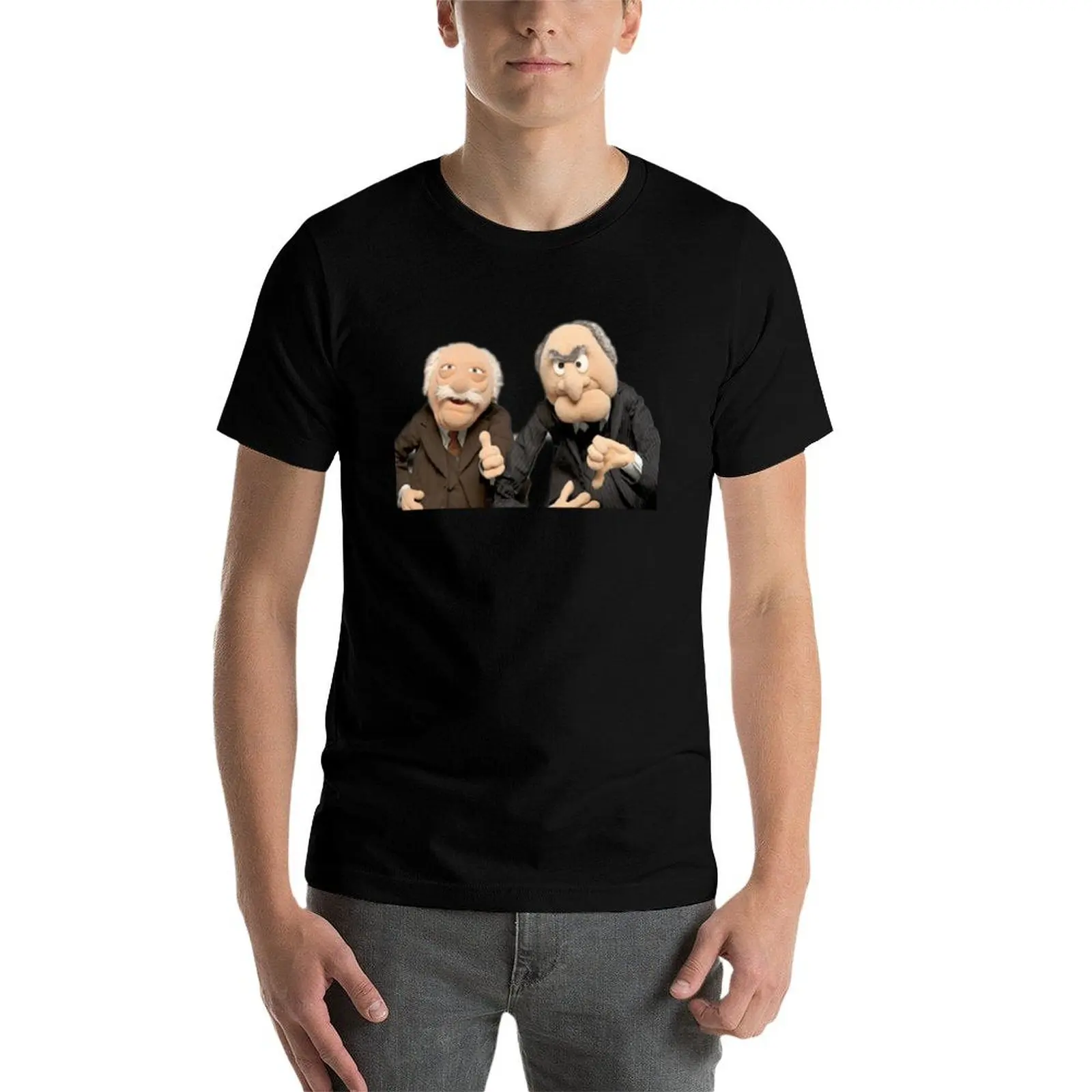 Футболка Statler and Waldorf милые топы большого размера одежда в стиле хиппи простые