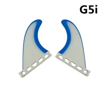 upsurf single tabs twin fin set g5i fins single tabs surfboard fins blue with white color new fibreglass fin free shipping