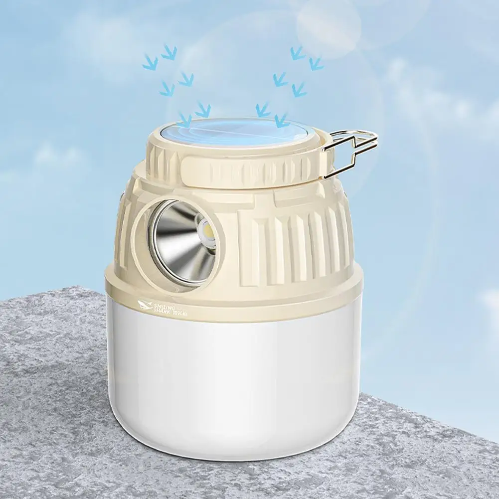 

Портативные наружные светодиодные фонари для кемпинга, многофункциональный прожектор с высокой яркостью и солнечной зарядкой