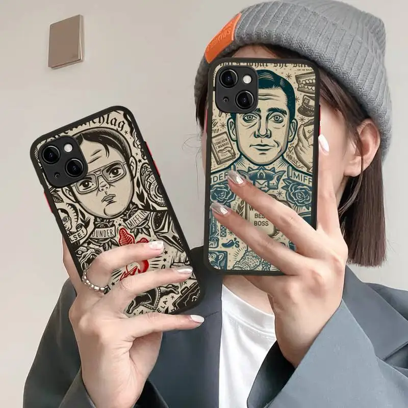 

The office tv show What She Said Phone Case for iPhone X XR XS 7 8 Plus 11 12 13 pro MAX 13mini Translucent Matte Case