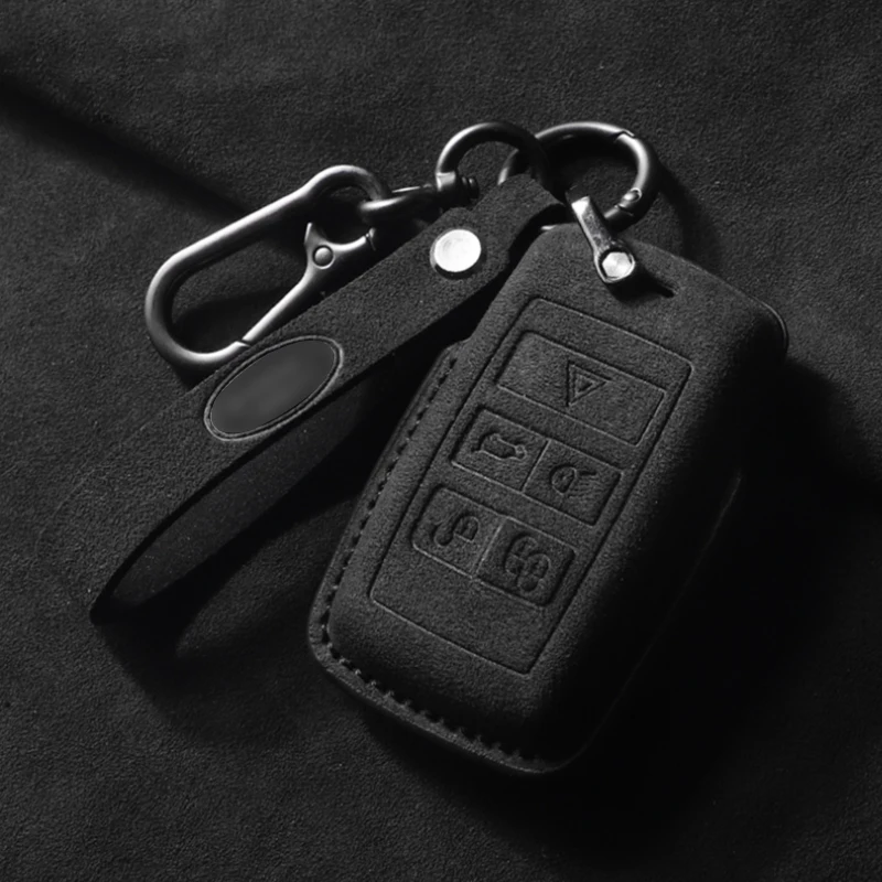 

Чехол для ключей Land Rover с брелоком, кожаный чехол для ключей Land Rover Range Rover Evoque Sport Vogue Discovery