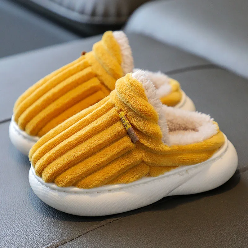 

Winter Baby Cotton Slippers Boys And Girls Indoor Non-Slip Thick Bottom Warm Children'S Slippers Baby Girl Shoes