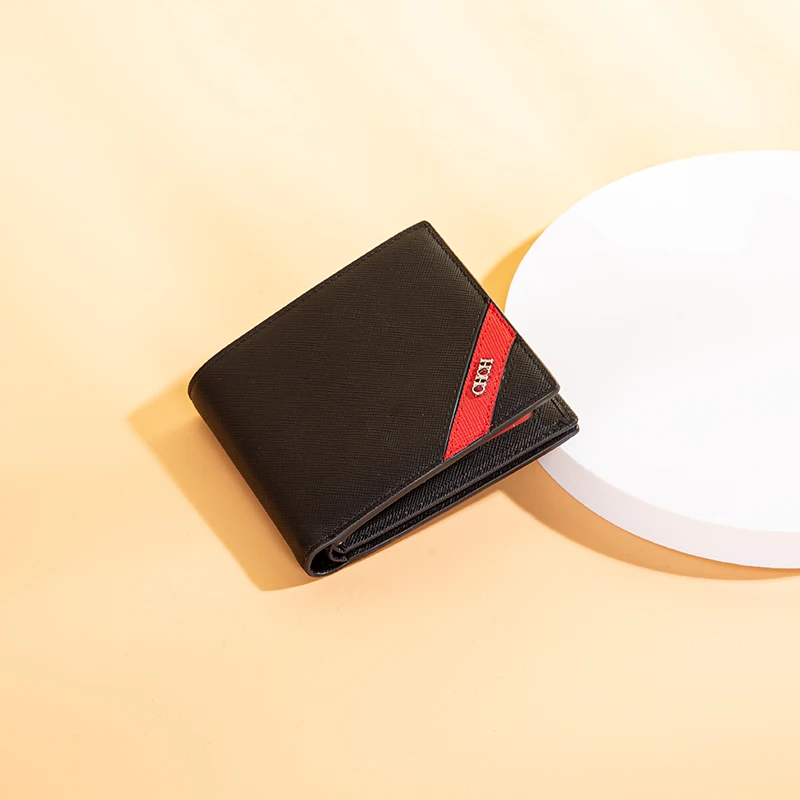 Кошелек CHCH мужской из натуральной кожи модный бумажник для денег кредитных карт