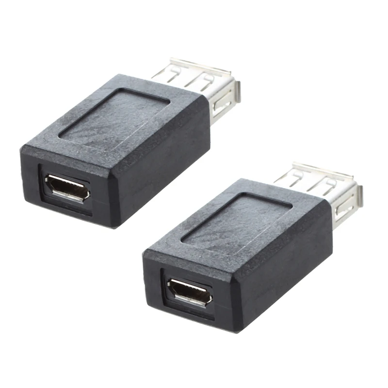 

3X Черный Переходник USB типа A «мама» к Micro-USB B «мама»