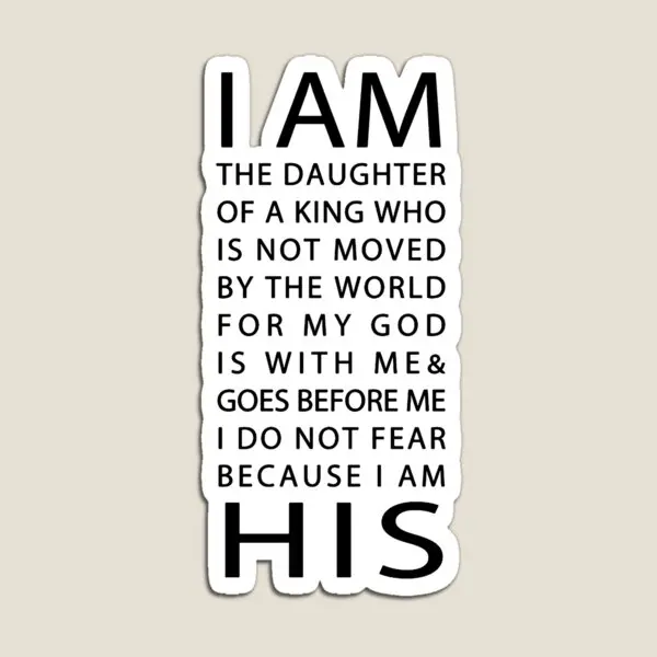 Christian Quote  Magnet Baby  Refrigerator Cute Stickers Colorful Kids Decor Home Children Holder for Fridge Organizer Toy Funny