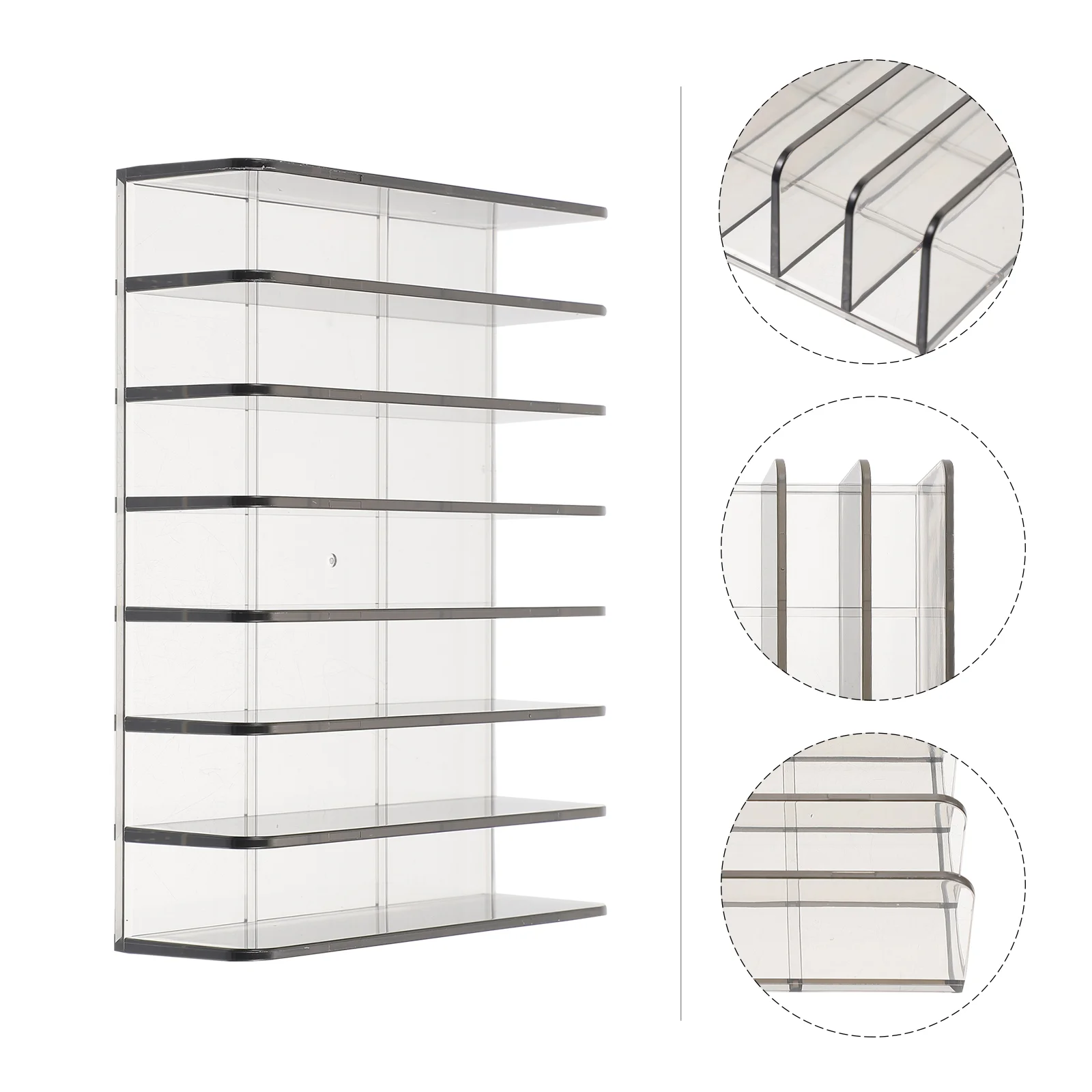 

Organizer Makeuprack Eyeshadow Holder Boxstorage Display Acrylic Organizinglipstick Case Containerdesktop Desk Women Pallet