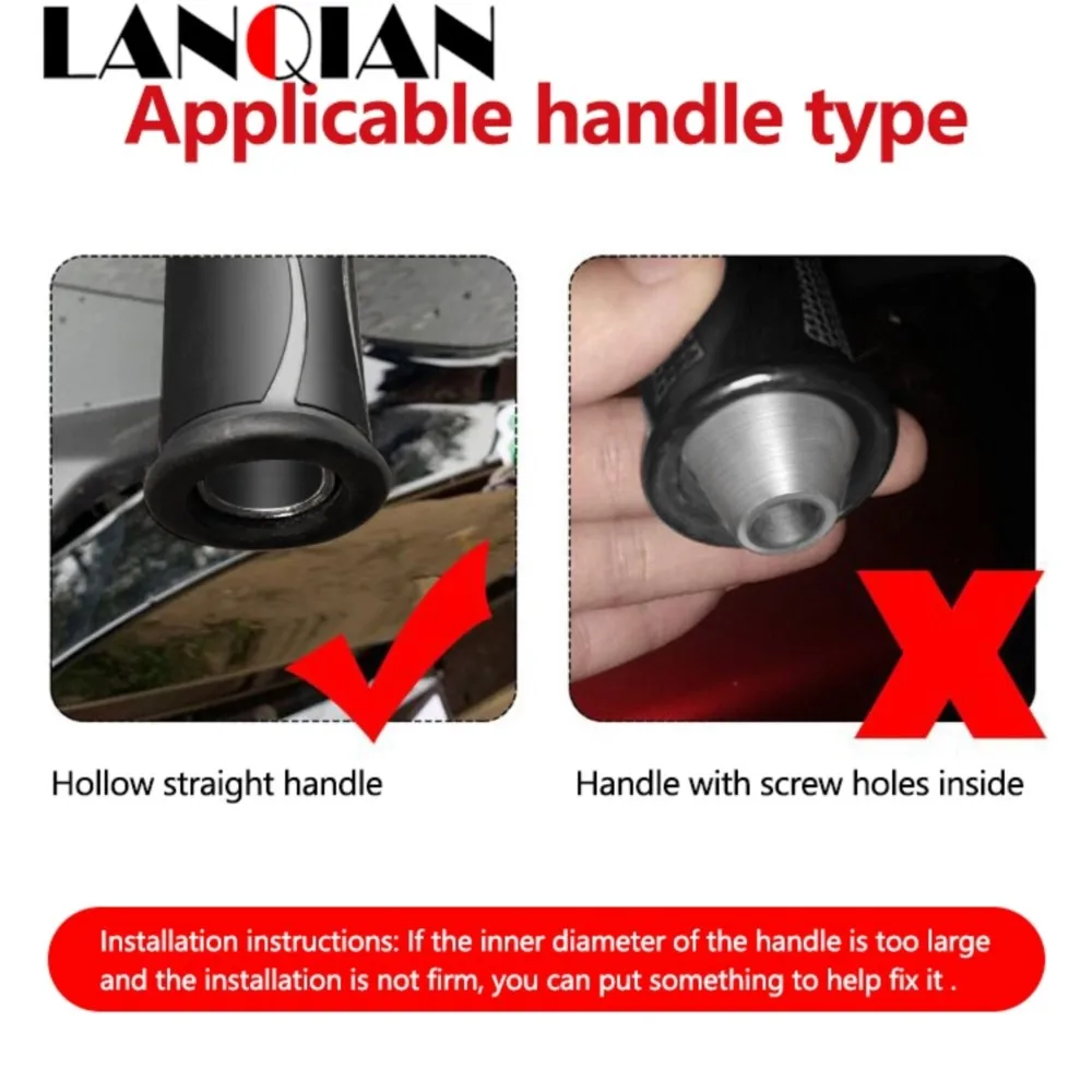 Наконечники Руля Мотоцикла 7/8 дюйма 22 мм противоскользящие наконечники руля для