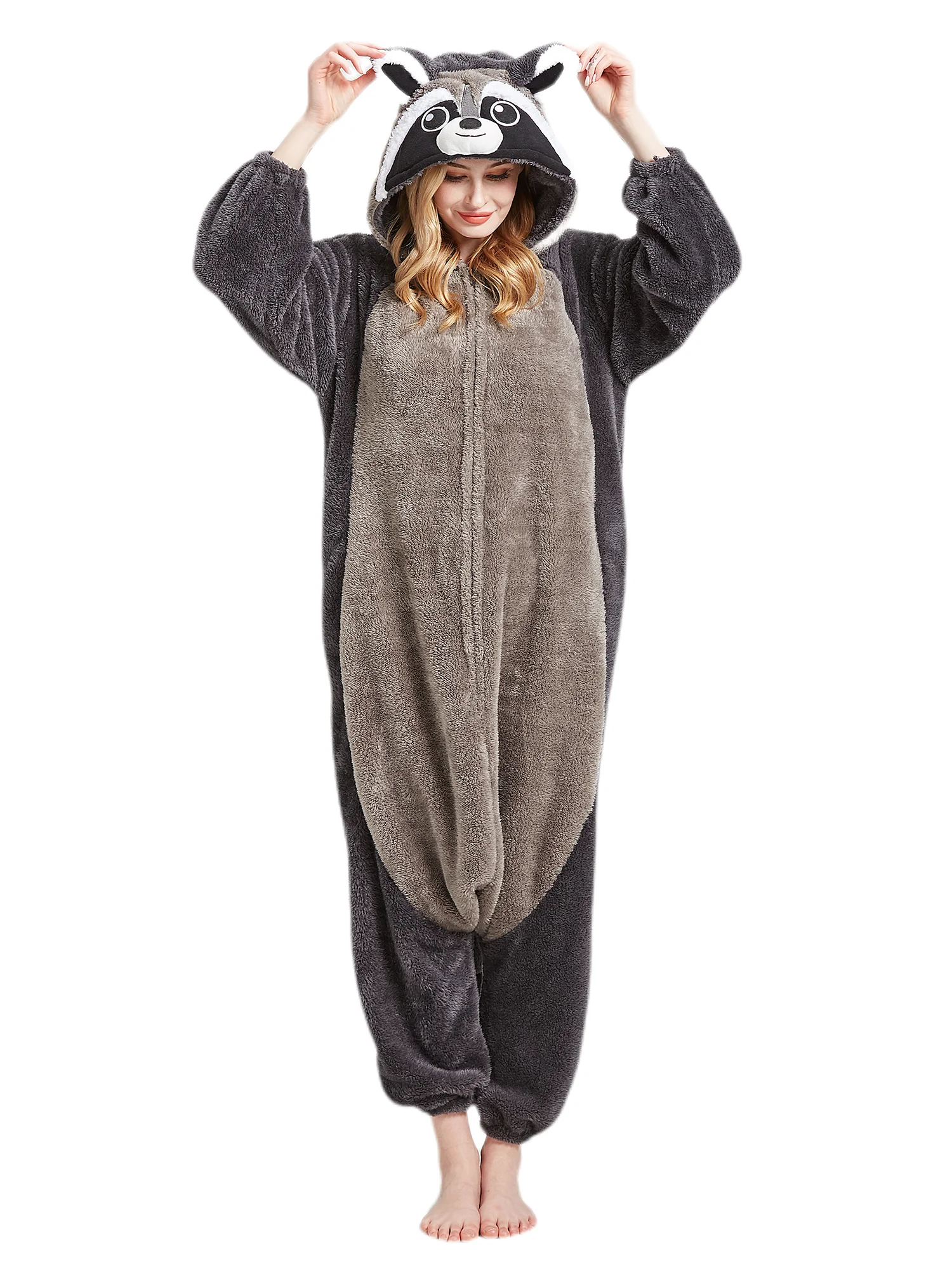 Unisex Adult Onesies Animal Cosplay One Piece Pajamas Kigurumi Sleepwear Costume