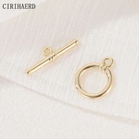 14k gold plated clasps for bracelet jewelry accessories ot buckle diy jewelry components findings toggle clasps wholesale lots