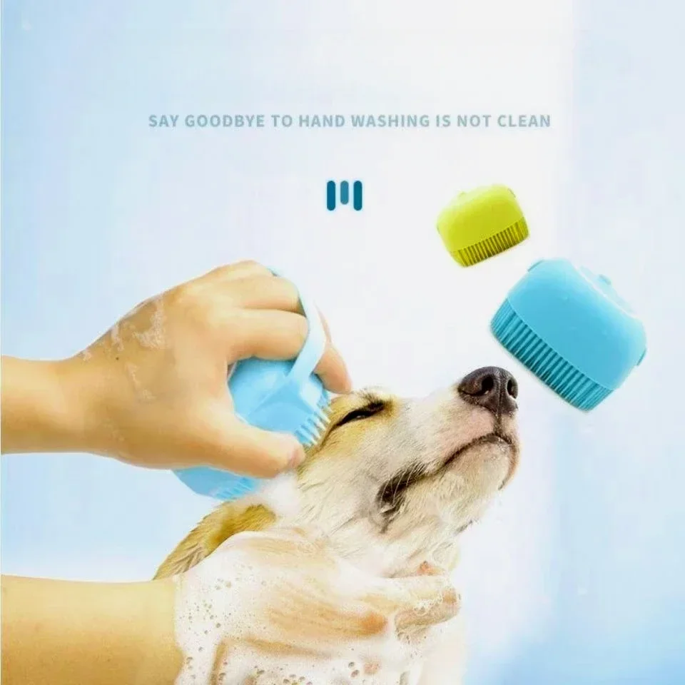 Мягкая щетка для ванны домашних животных грумер кошачьей шерсти шампунь собак