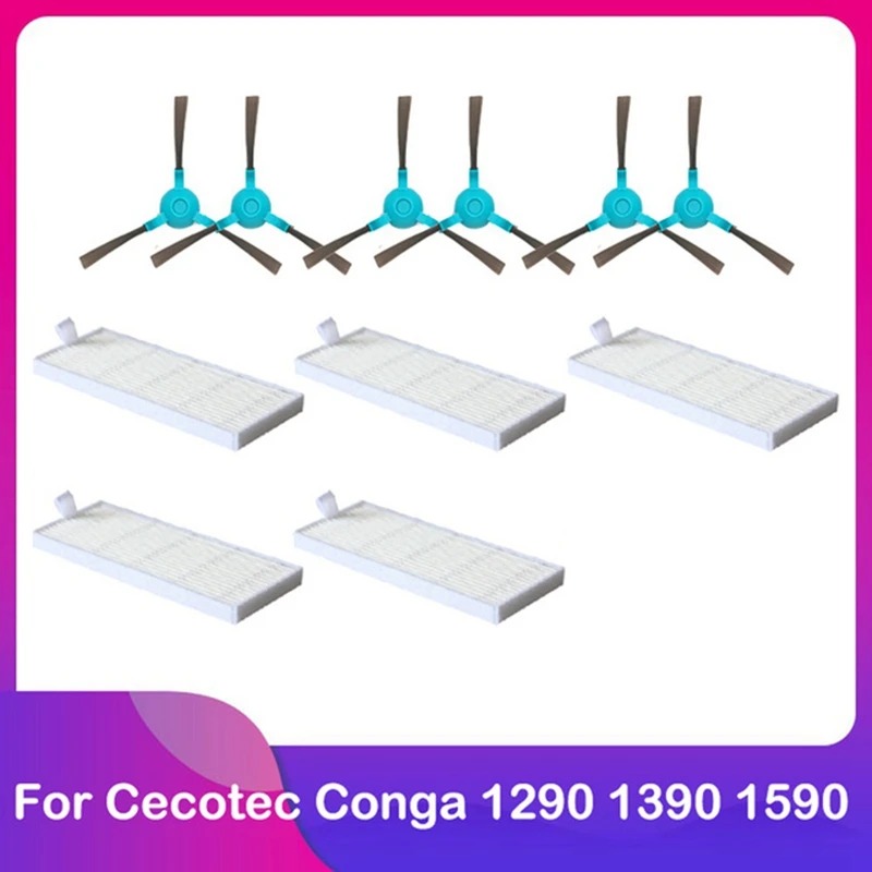 Для робота-пылесоса Conga 1290 1390 1590 основная щетка фильтр Hepa тряпка для швабры
