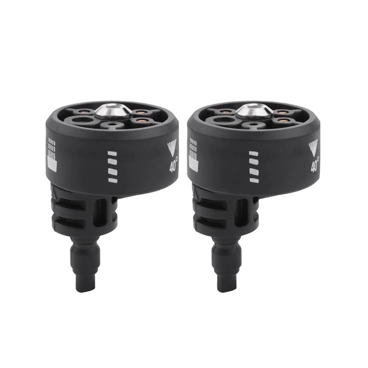 

2Pcs Plastic 6 in 1 Adjustable Nozzle for 1/4Inch High Pressure Cordless Washer Cleaner Water Gun Parts Hose Nozzle