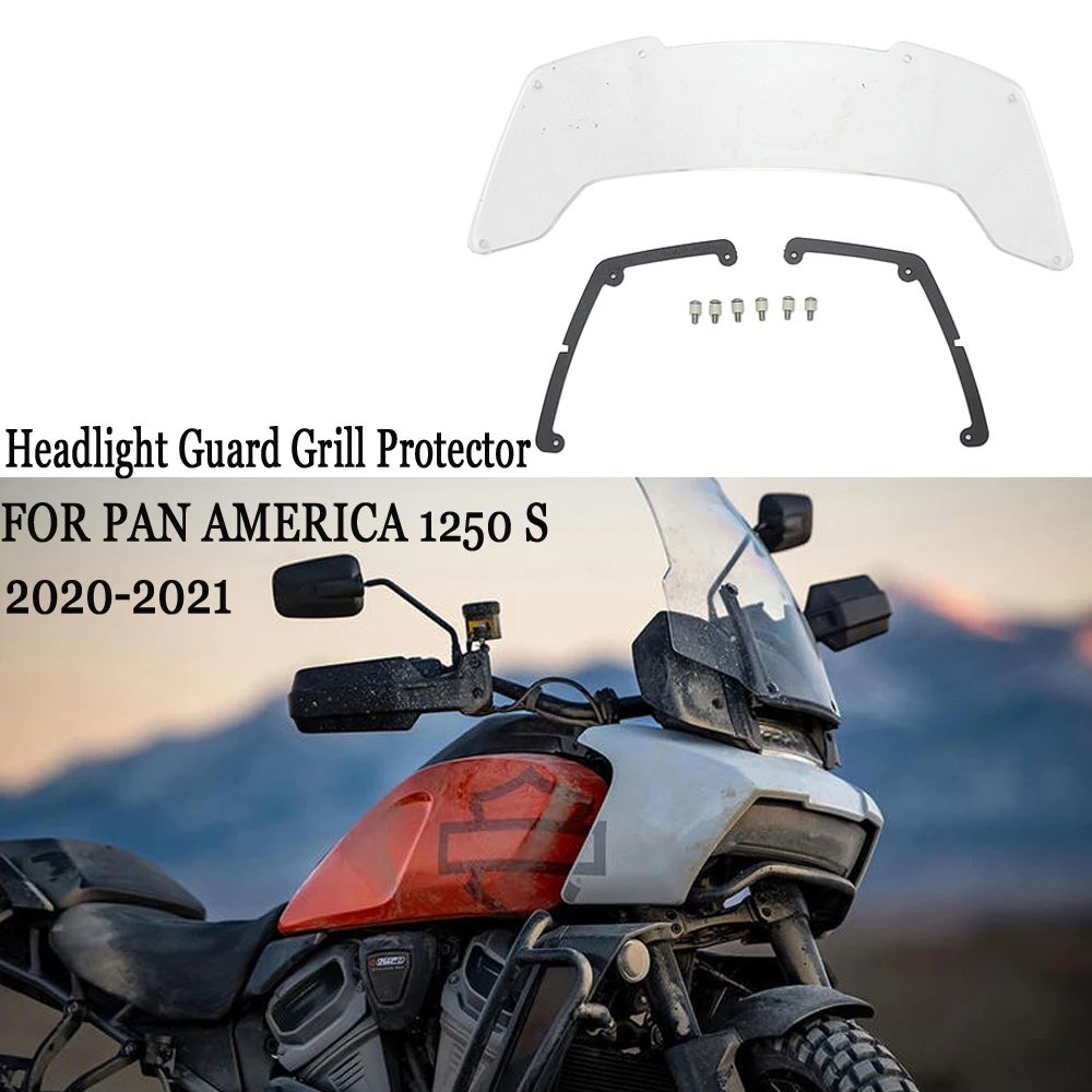 

2021 NEW Motorcycle Headlight Guard Grill Protector FOR PAN AMERICA 1250 S PA1250 S PANAMERICA1250 2021 2020