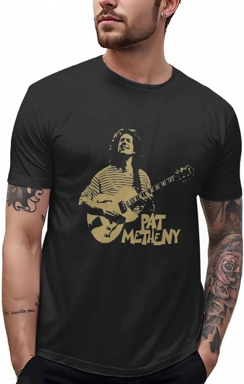 Футболка Pat Music Metheny мужская летняя повседневная футболка хлопковая с круглым