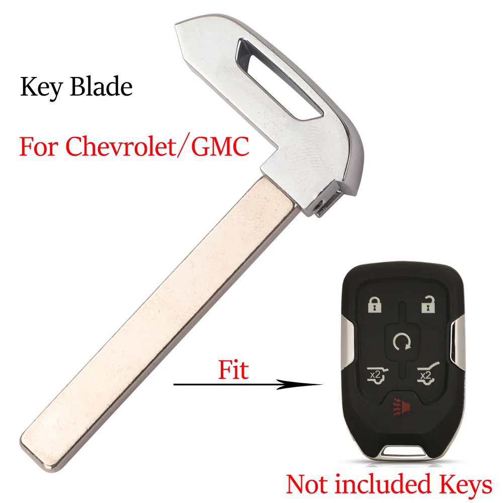 

Jingyuqin дистанционный автомобильный смарт-ключ без ключа аварийная вставка лезвие ключа для Chevrolet GMC Terrain Acadia Terrain Sierra пустое лезвие